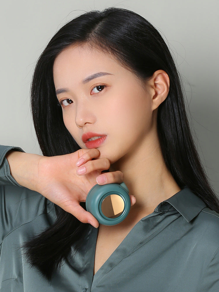 Portable Clip-On Cooling Fan Hands-Free Waist & Neck Leafless Fan with 3 Speeds USB Rechargeable for Outdoor and Travel