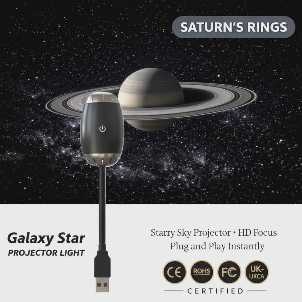 DreamSky Starry Light – Magical USB Projector for Room, Bedroom & Car