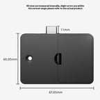 Punch Free Drawer Lock Sauna Wardrobe Lock Electronics