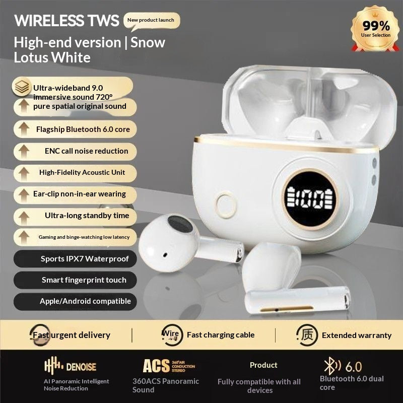 New Wireless Bluetooth Earbuds With Ultra-long Battery Life