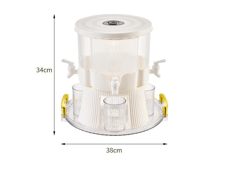 Large-capacity Rotatable Plastic Four-compartment Kettle Kitchen Gadgets
