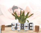 LED 3D Stereo Creative Alarm Clock Large Digital Display Electronics