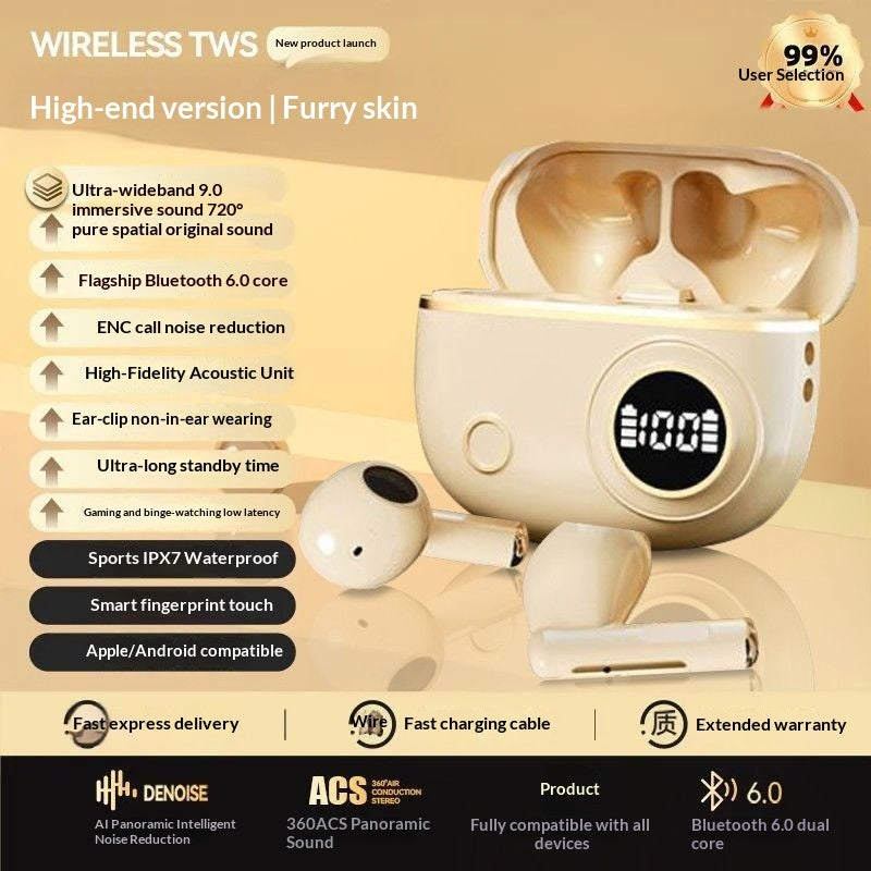 New Wireless Bluetooth Earbuds With Ultra-long Battery Life
