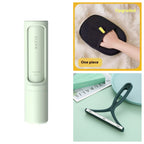 2-1 Reusable Pet Hair Remover Brush Lint Roller Portable Effective Self Cleaning Tool for Cat Dog Fur Hair Dust Removal Brush