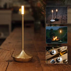 Touch Night Light Led Desk Lamps Candlelight Table Lamp